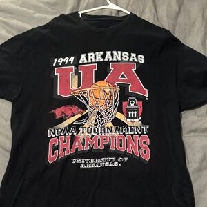 Arkansas NCAA Tournament Champions T-Shirt - Black
